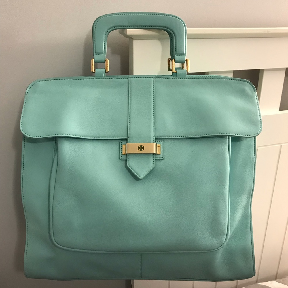 Large Tory Burch briefcase style purse